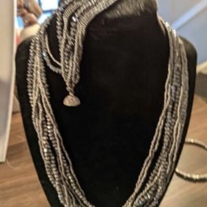 Beaded Necklace & Bracelet Set